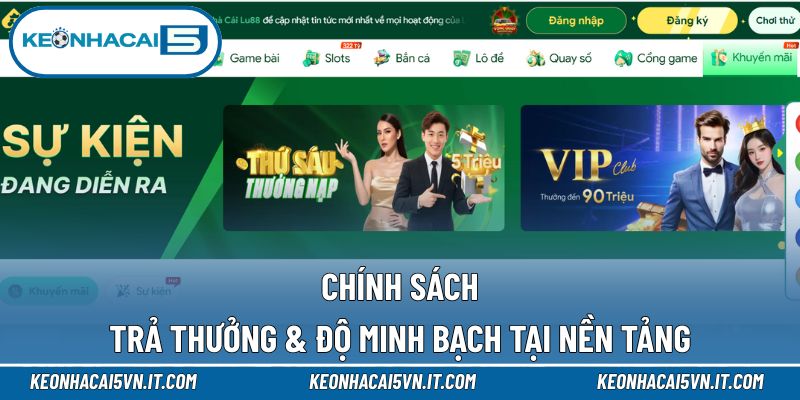 Chính sách đổi trả thưởng đáng tin cậy