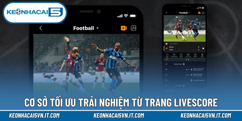 Cơ sở tối ưu trải nghiệm từ trang Livescore