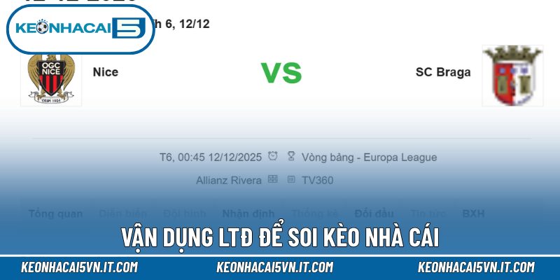 Vận dụng LTĐ để soi kèo nhà cái