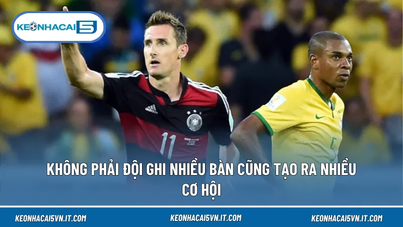 Đánh giá kèo tổng bàn thắng nên kết hợp số bàn thắng với các chỉ số như cú sút, sút trúng đích và xG